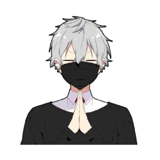 🙏 emoji Silent Boy 2 Telegram sticker 16 of 80
