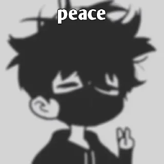 Sticker from PEACE or VIOLENCE