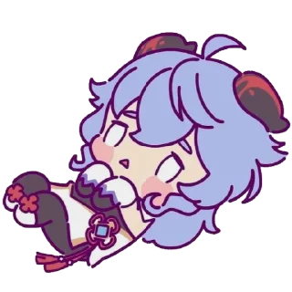 ❔ emoji ganyu Telegram sticker 12 of 12