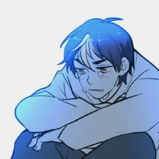 😢 emoji Nishinoya imut Telegram sticker 10 of 13