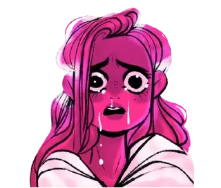 😭 emoji Lore Olympus @AnimeLibrary_Stickers Telegram sticker 16 of 22