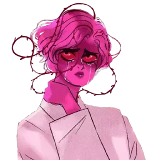 😭 emoji Lore Olympus @AnimeLibrary_Stickers Telegram sticker 22 of 22