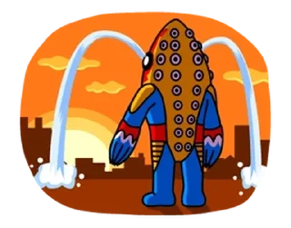 😭 emoji Ultraman Animation Telegram sticker 16 of 58