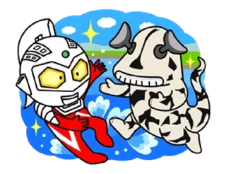 ‼️ emoji Ultraman Animation Telegram sticker 8 of 58