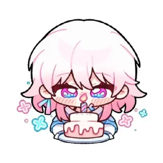 🎂 emoji March 7th Telegram sticker 13 of 16