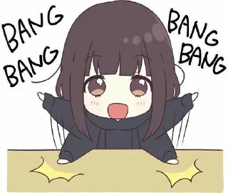 ❣ emoji Chibi Kurumi-Chan || @RevelryStickers Telegram sticker 24 of 41