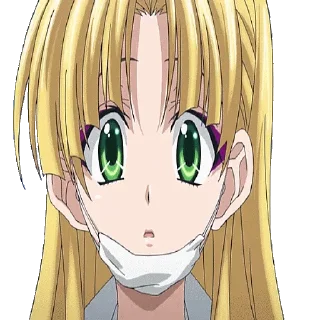 😐 emoji Highschool DXD @animestickerchannel Telegram sticker 17 of 120