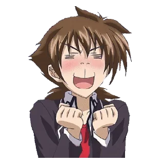 😁 emoji Highschool DXD @animestickerchannel Telegram sticker 1 of 120