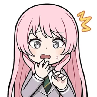 ❤️ emoji 粉毛阿农1 @zhaxia_cn Telegram sticker 18 of 32