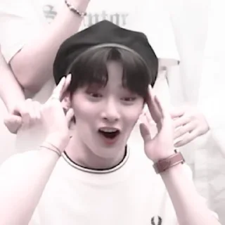🌸 emoji \(ꈍᴗꈍ \ ) JEONGIN ❛ BY @FVCK00PRIDE¸ Telegram sticker 22 of 60