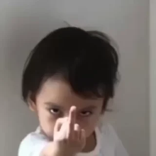 🖕 emoji @iamuput Sticker Pack Vol.1 (Video) Telegram sticker 12 of 15