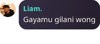 Sticker from Liam stickers