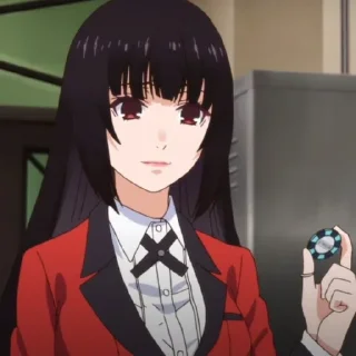 🖤 emoji Yumeko Jabami @AnimStick Telegram sticker 16 of 45