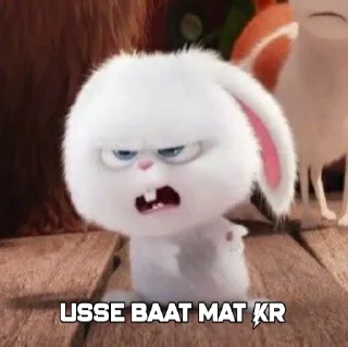 😒 emoji RABBIT Telegram sticker 21 of 27