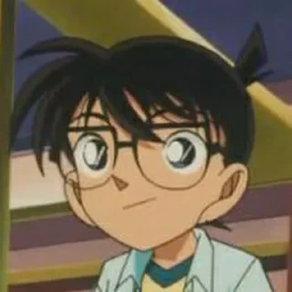 🔎 emoji Edogawa Conan by @alxagrvr Telegram sticker 20 of 56