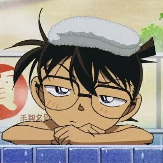 🔎 emoji Edogawa Conan by @alxagrvr Telegram sticker 6 of 56