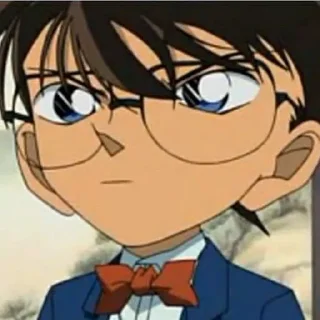 🔎 emoji Edogawa Conan by @alxagrvr Telegram sticker 19 of 56