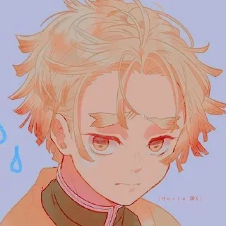 🧡 emoji Zenitsu agatsuma Telegram sticker 24 of 33