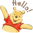 Sticker from Pooh & Friends