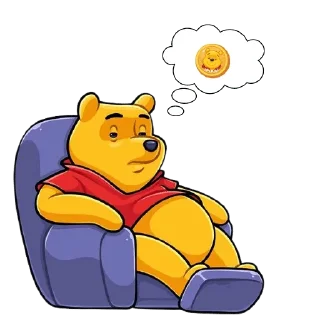 💭 emoji $POOH🍯 Telegram sticker 4 of 7