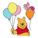 🎈 emoji Pooh & Friends @tikelku Telegram sticker 1 of 41