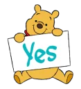 ⭕ emoji Pooh & Friends @tikelku Telegram sticker 3 of 41