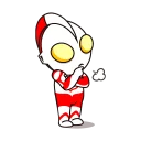 🤔 emoji Ultraman Telegram sticker 16 of 41