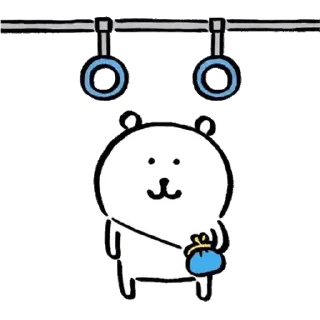 Sticker from joke bear with friends_kal