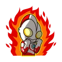🔥 emoji Ultraman Telegram sticker 9 of 41