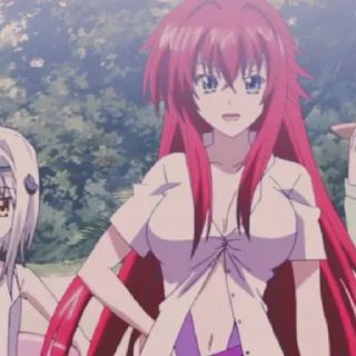 🖤 emoji — rias gremory [ @hiiragihelp ] Telegram sticker 7 of 35