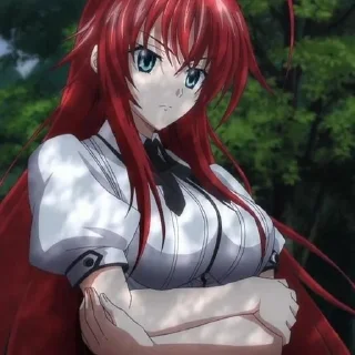 🐽 emoji rias gremory 🐽 || by @Hizumistickersid Telegram sticker 17 of 31