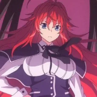 🐽 emoji rias gremory 🐽 || by @Hizumistickersid Telegram sticker 11 of 31