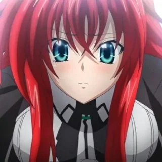 🐽 emoji rias gremory 🐽 || by @Hizumistickersid Telegram sticker 9 of 31