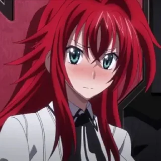 🐽 emoji rias gremory 🐽 || by @Hizumistickersid Telegram sticker 16 of 31