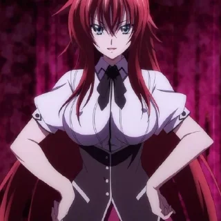 🐽 emoji rias gremory 🐽 || by @Hizumistickersid Telegram sticker 12 of 31