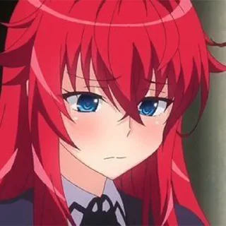 Sticker from rias gremory 🐽 || by @Hizumistickersid