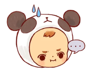 😐 emoji pettibebe | @cutestickers4you Telegram sticker 13 of 32