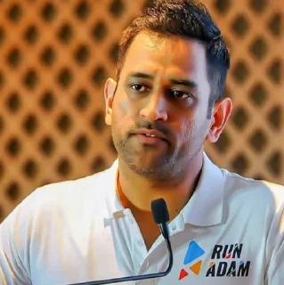 😲 emoji @stickersbag 😎 MS Dhoni 💖 Telegram sticker 24 of 60