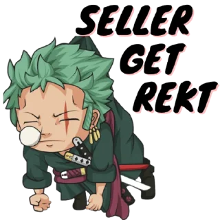 Sticker from Zoro CEO