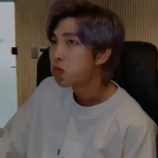 🎙 emoji namjoon by @tikelkomek. Telegram sticker 14 of 40