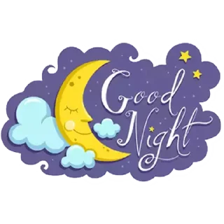 😊 emoji Good Night Telegram sticker 20 of 30