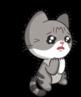 🌟 emoji Cute Cat by ᏕᏒᎧᏒᏕ 豆 Telegram sticker 16 of 40