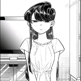 🍙 emoji Komi Shouko - @Devanhm Telegram sticker 9 of 43
