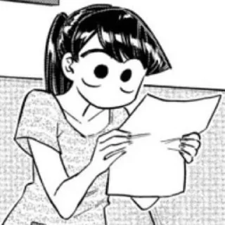 🍙 emoji Komi Shouko - @Devanhm Telegram sticker 10 of 43