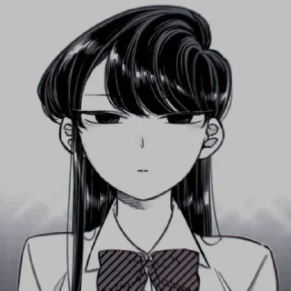 💭 emoji komi Shouko | @nanostickers Telegram sticker 19 of 41