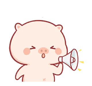 😲 emoji Piggy Mengmeng @bistic Telegram sticker 21 of 24
