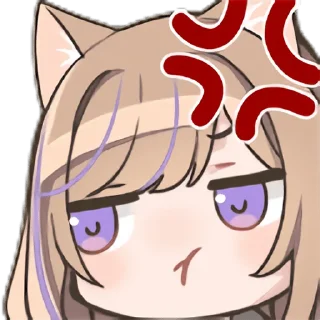 😡 emoji mafuyu Telegram sticker 15 of 22