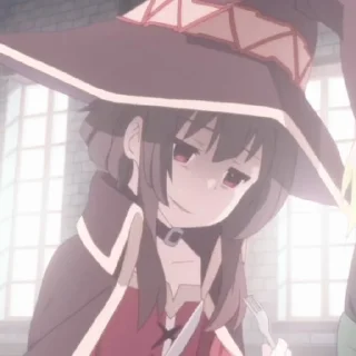 🐚 emoji ✩ megumin ⸝⸝ @yourtikel Telegram sticker 11 of 55
