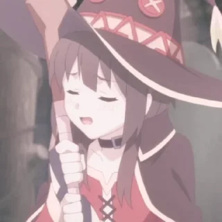 🐚 emoji ✩ megumin ⸝⸝ @yourtikel Telegram sticker 19 of 55