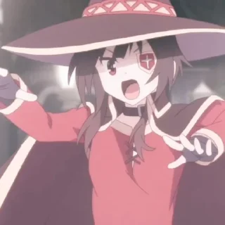🐚 emoji ✩ megumin ⸝⸝ @yourtikel Telegram sticker 21 of 55